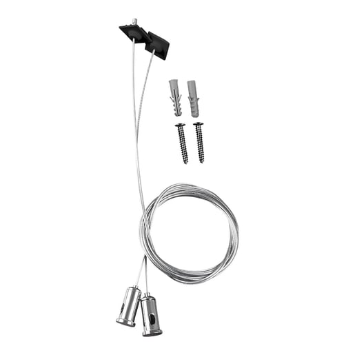 ACCESORIOS DE SUSPENSION (KIT DE GUAYAS) PARA LUMINARIOS SLIM LED | KIT DE GUAYAS PARA SUSPENSIÓN DE LINEALES SLIM