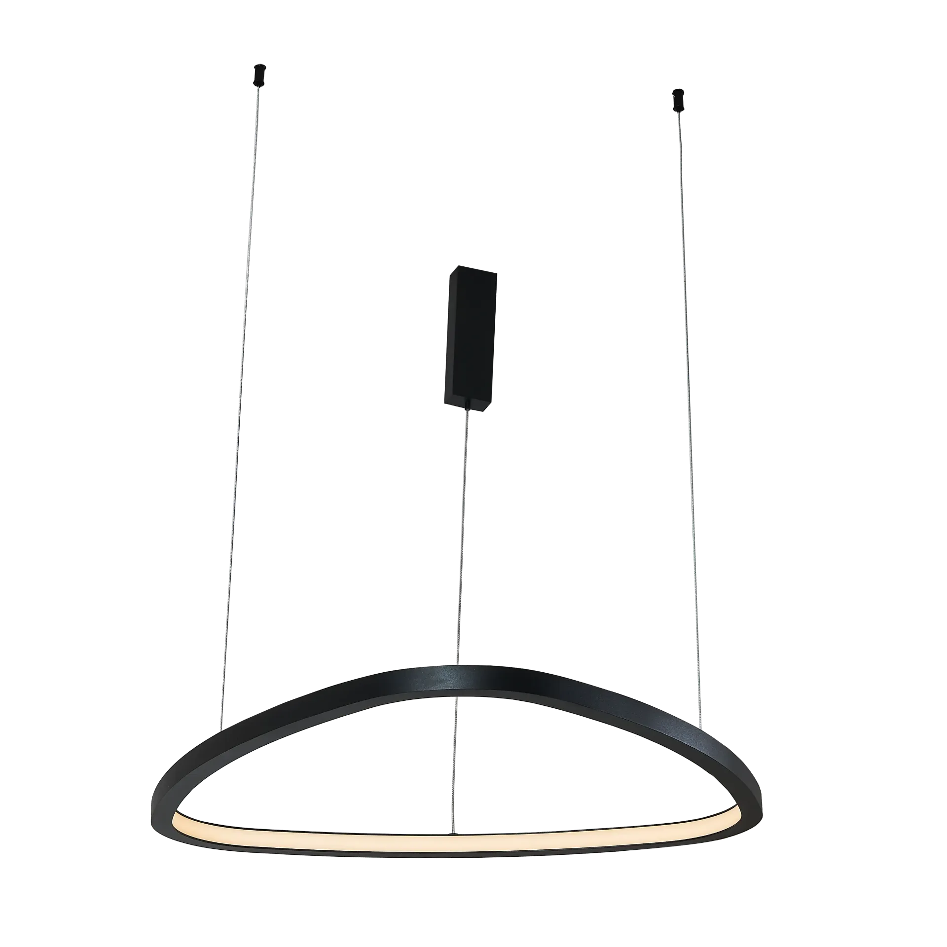 COLGANTE OVALADO DIMERIZABLE LED 73 CMS DIAMETRO 40W LUZ CÁLIDA 3000K | VIS PENSIL N