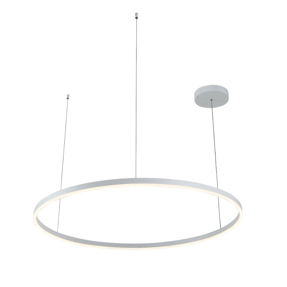 COLGANTE DIMERIZABLE TIPO ARO 1 METRO DIAMETRO LED 70W LUZ CÁLIDA 3000K | MARTINICA PENSIL B100