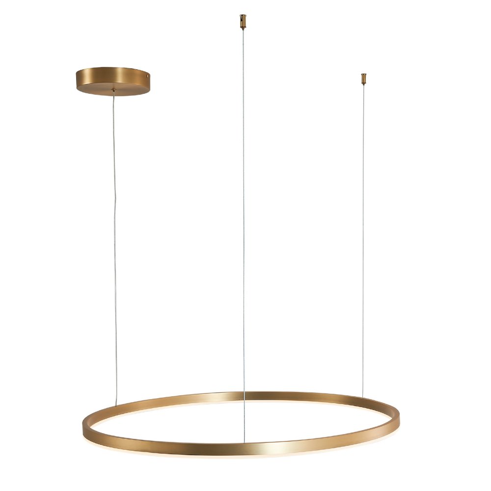 COLGANTE DIMERIZABLE CIRCULAR EN FORMA DE ARO 80CMS 40W LUZ CÁLIDA 3000K | MARTINICA PENSIL D80