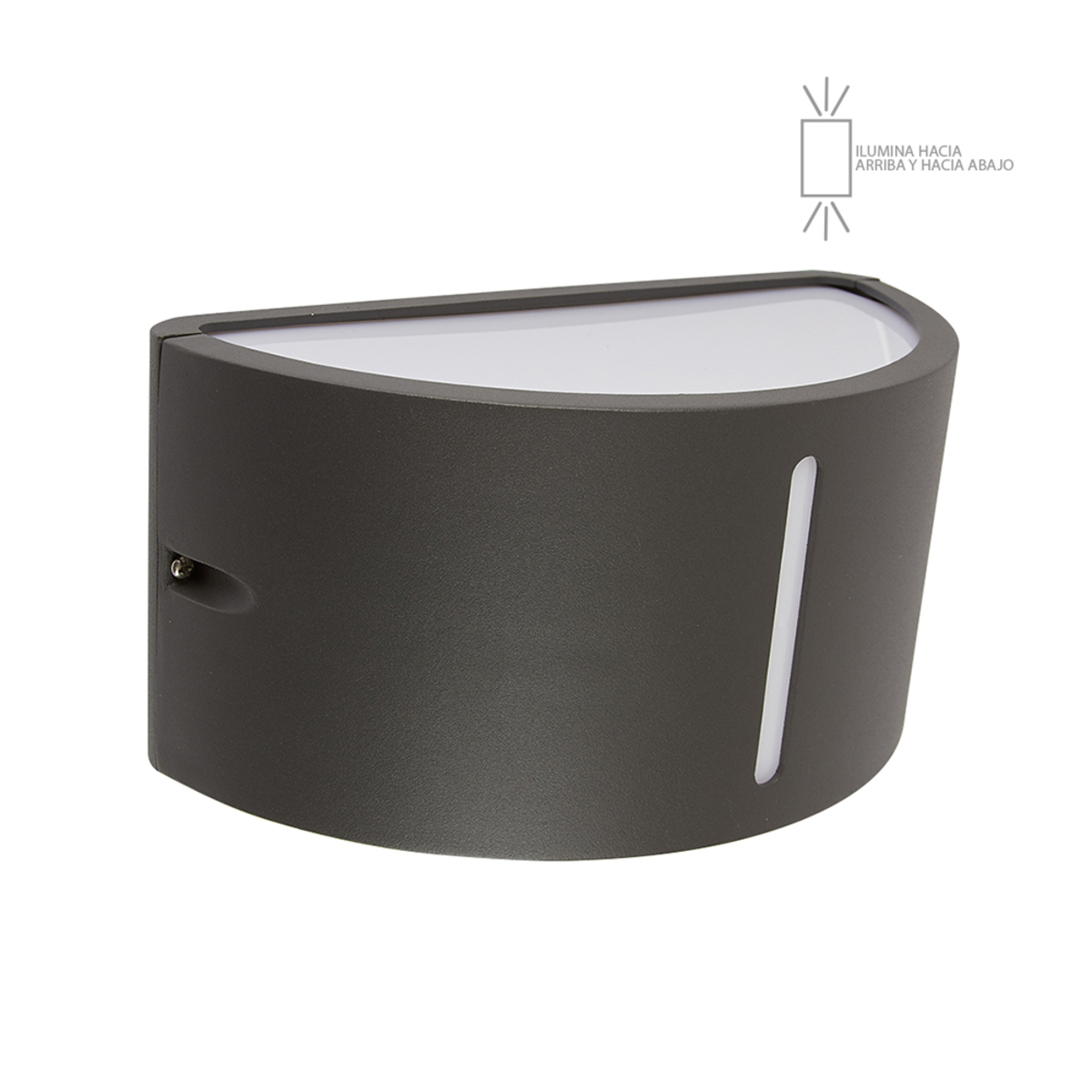 APLIQUE DE PARED ANTRACITA SIN LED INTEGRADO (REQUIERE BOMBILLO E27) | RAUCH