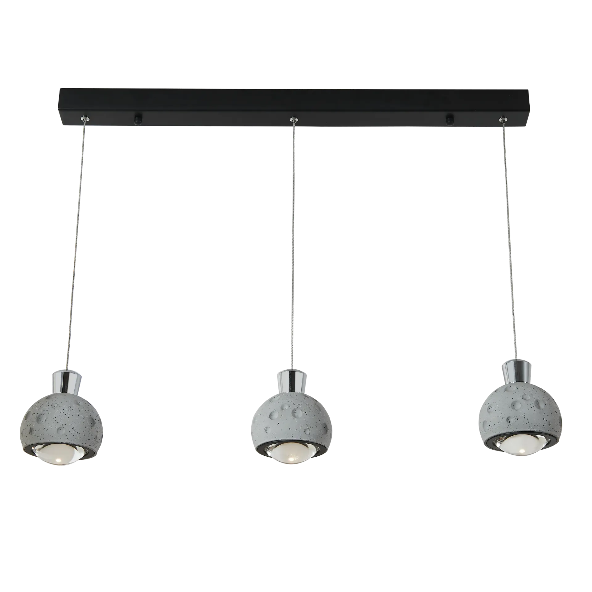 COLGANTE CEMENTO MATE EFECTO LUNAR LED 24W LUZ CÁLIDA 3000K | PASCUA PENSIL CN 3