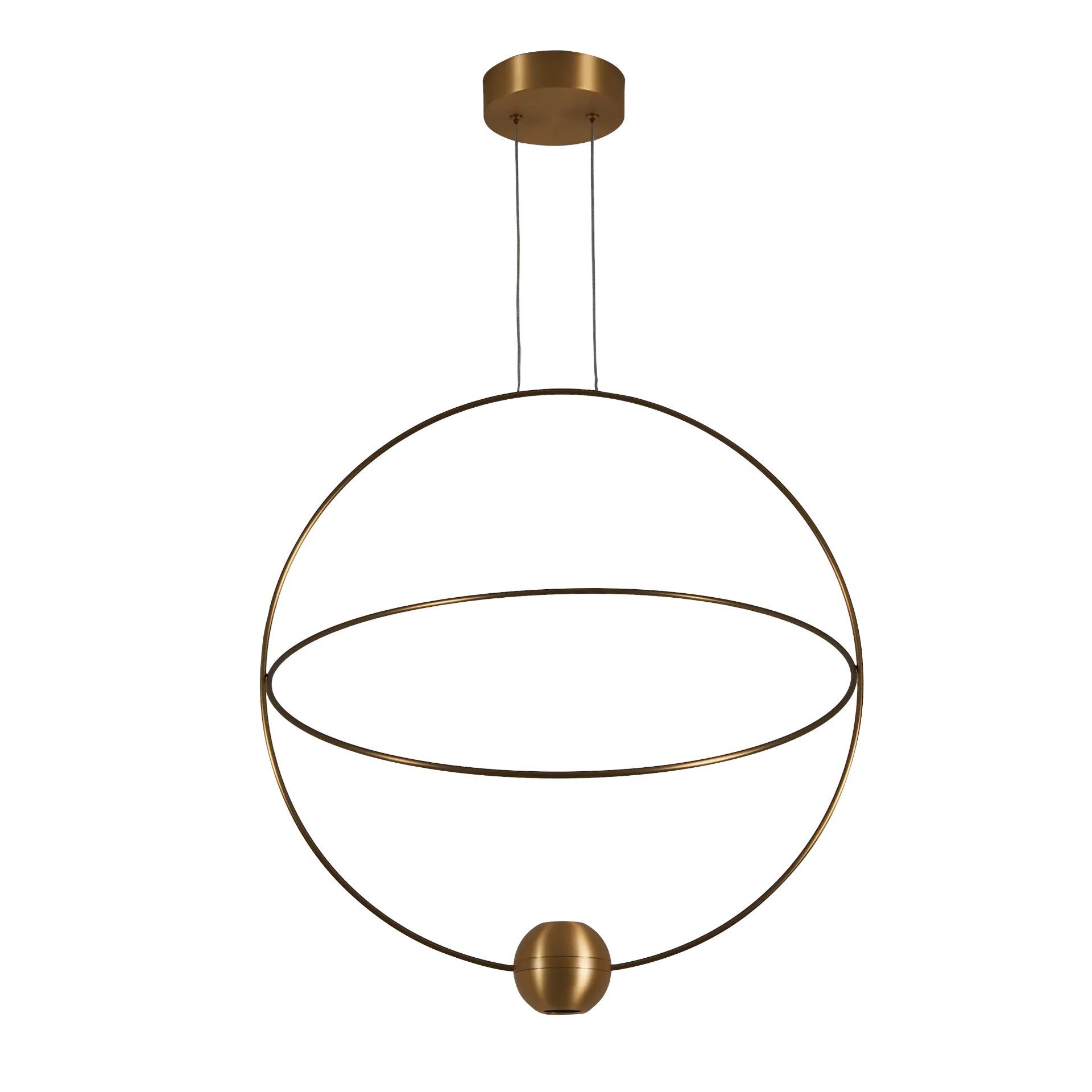 COLGANTE LED CIRCULAR 60CMS DIAMETRO 26W LUZ CÁLIDA 3000K | DEIA PENSIL D
