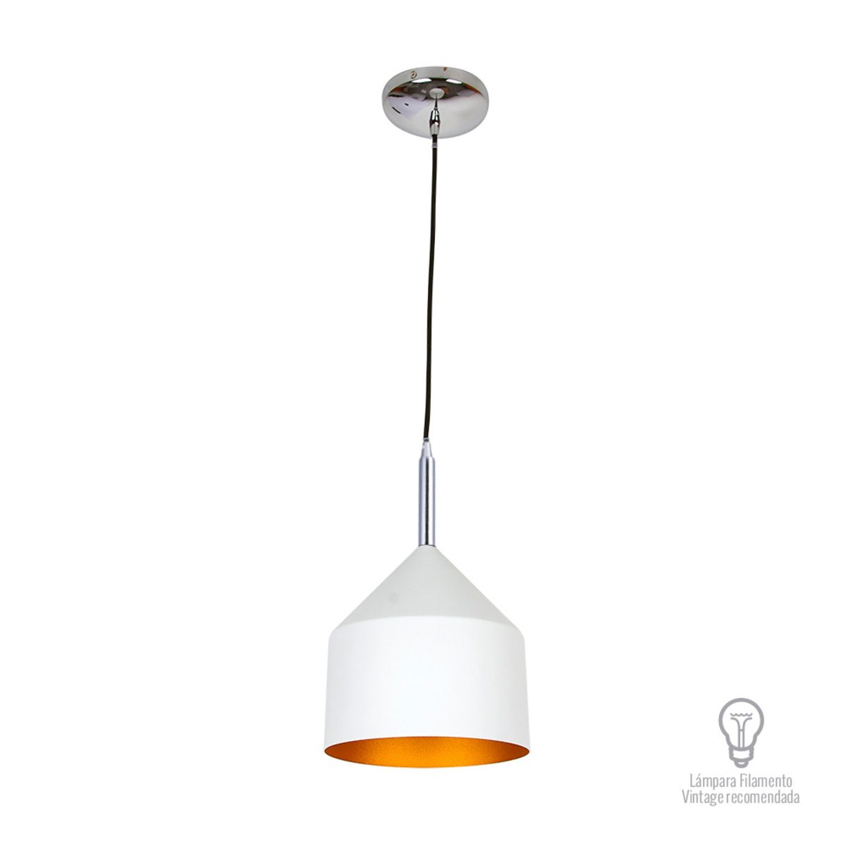 COLGANTE DE CAMPANA SIN LED INTEGRADO (REQUIERE BOMBILLO E27) | AUVA