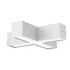 ACCESORIO FORMA X PARA LINEALES COSTRULITA LED 12W/24W LUZ NEUTRA 4000K | VECTOR SYSTEM PRO