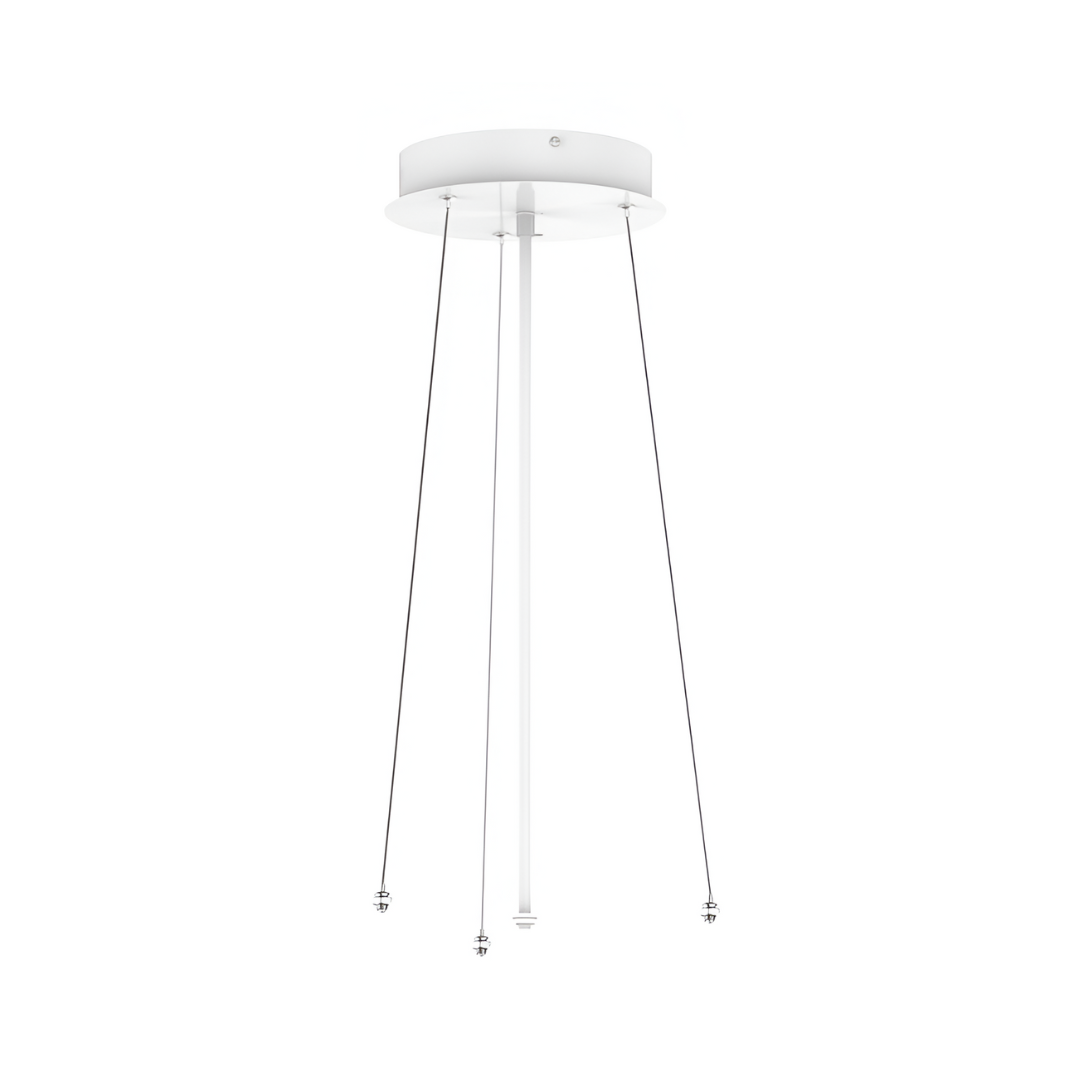 ACCESORIO SUSPENSION ACERADO A 3 PUNTOS PARA COLGANTES AURORA CONSTRULITA | BASE ACERADA PARA SUSPENDER AURORA