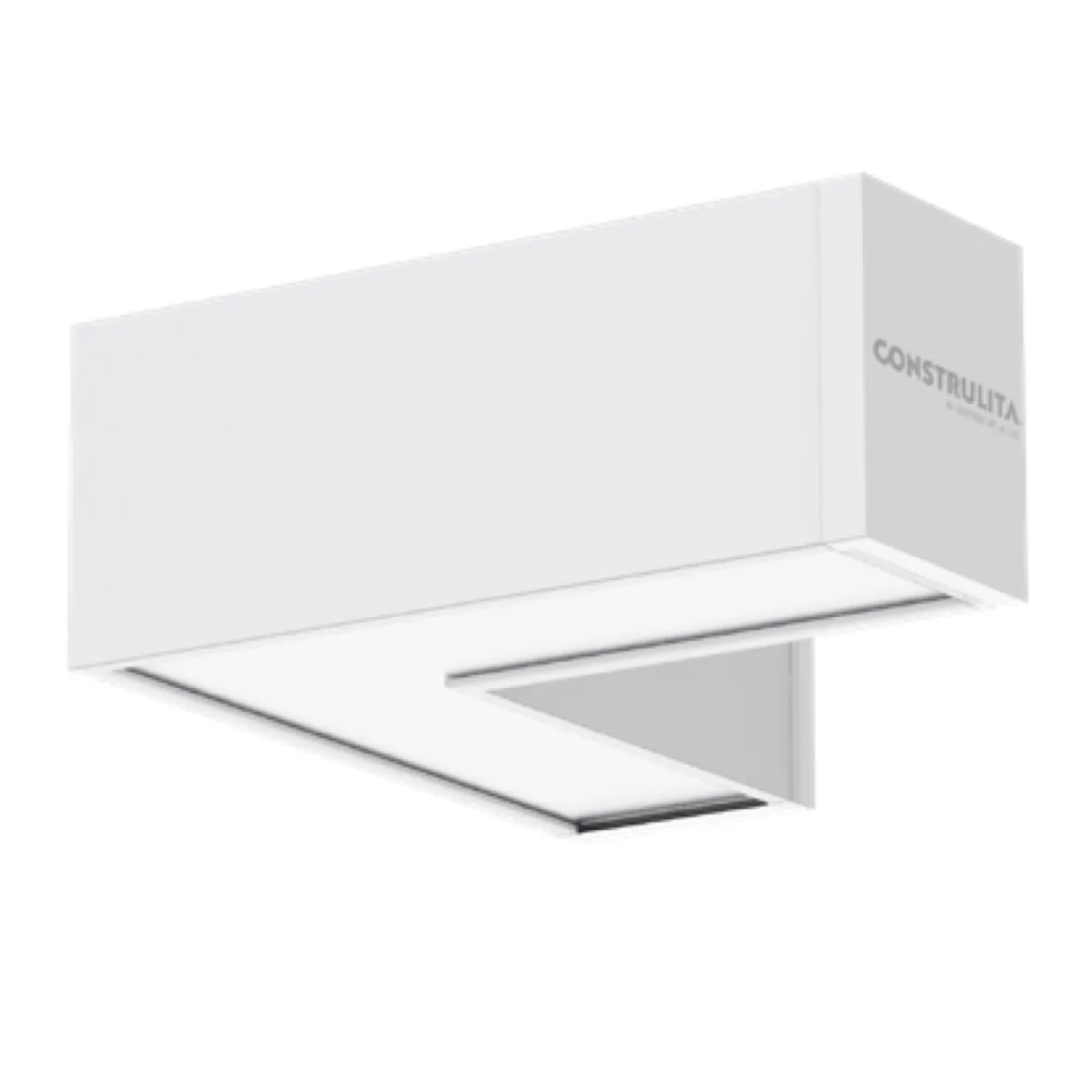 ACCESORIO FORMA L PARA LINEALES CONSTRULITA LED 6/10W LUZ CÁLIDA 3000K | VECTOR SYSTEM PRO