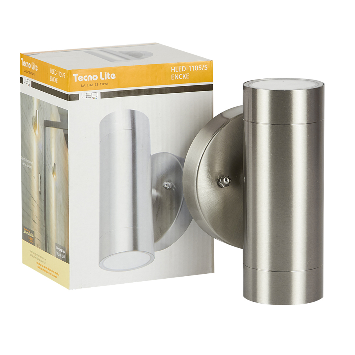 APLIQUE DE PARED CILINDRICO LED 9W LUZ CÁLIDA 3000K | ENCKE
