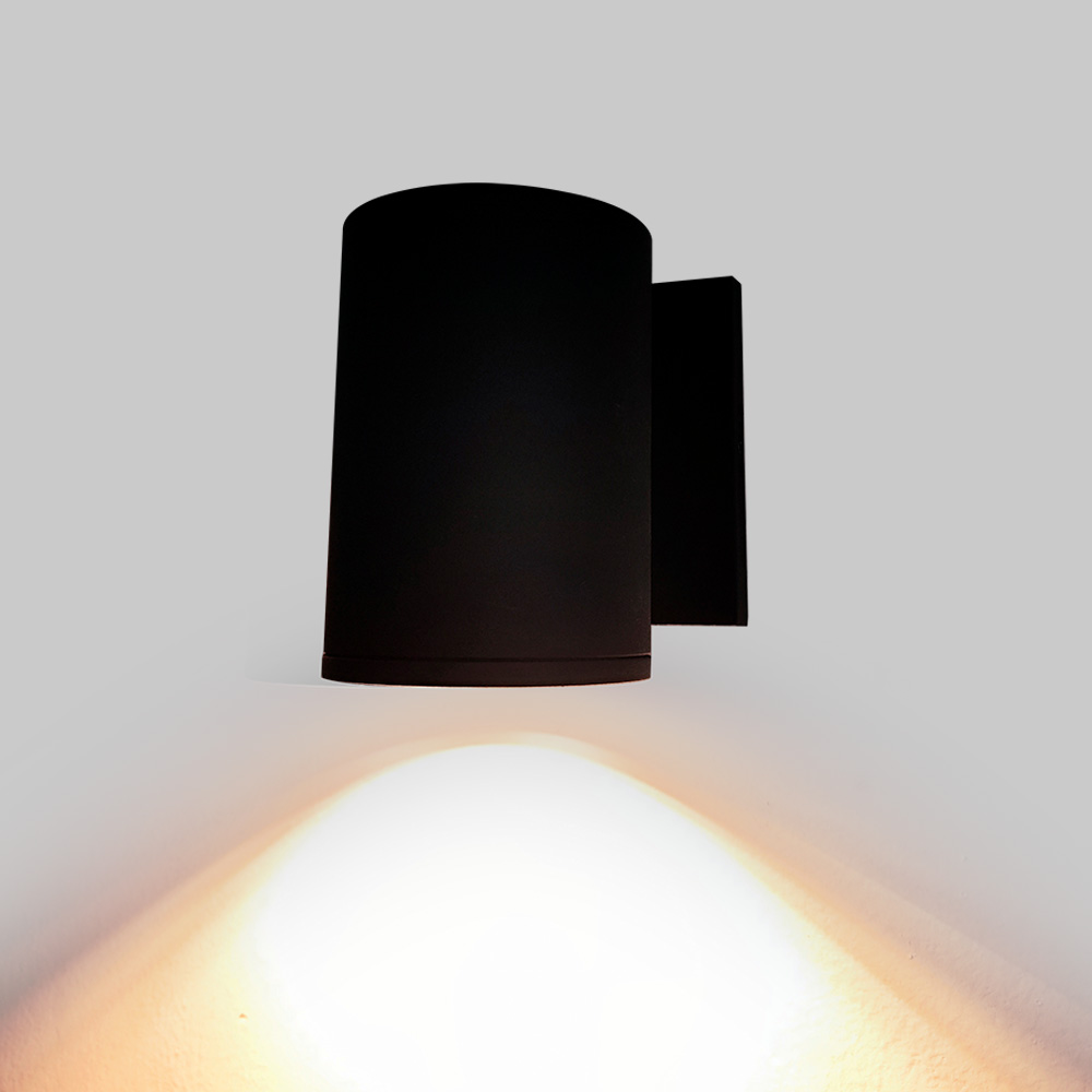 APLIQUE DE PARED CILINDRICO LED 12W LUZ CÁLIDA 3000K | BANGO I